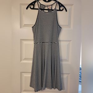 Mossimo black and white A-line dress